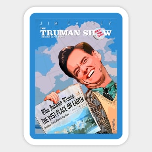 The Truman Show Fan Art Poster Full Sticker